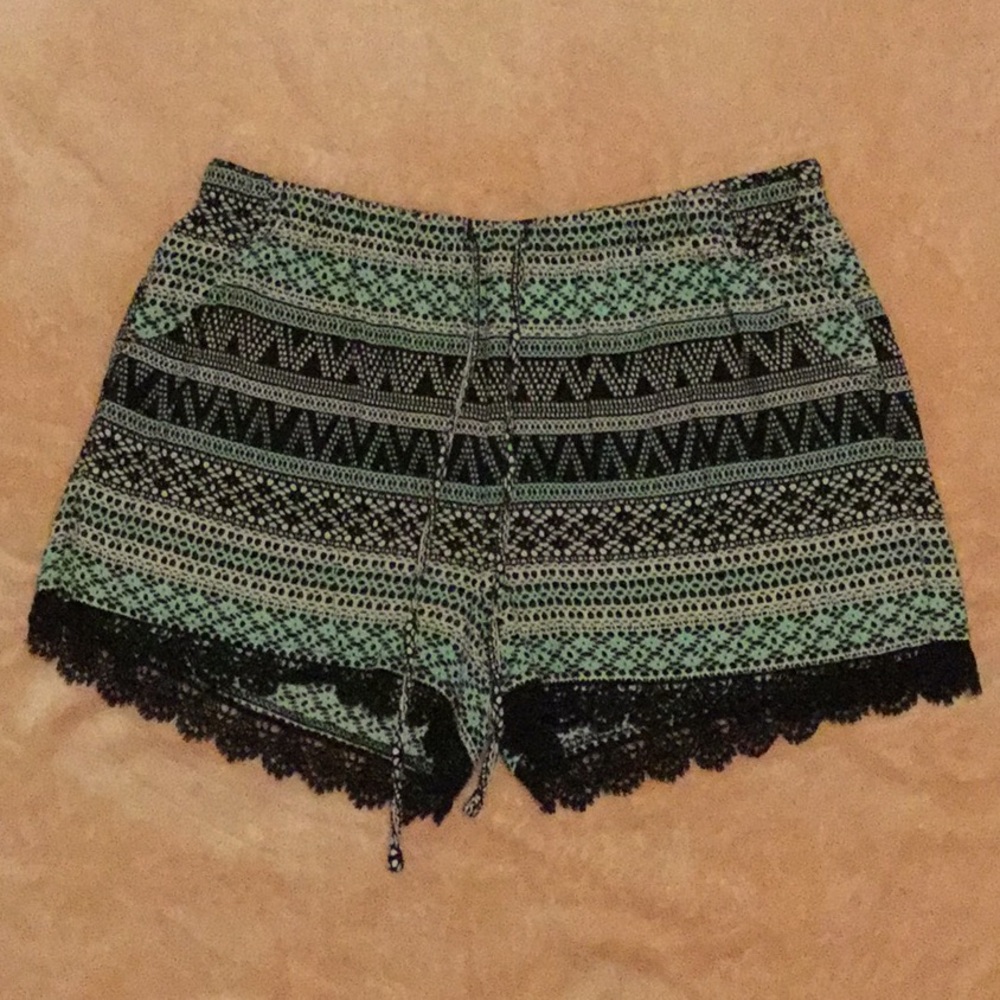 No Boundaries Turquoise Summer Shorts